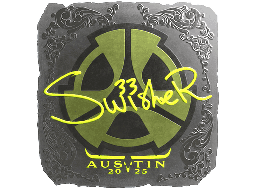 Sticker | Swisher (Foil) | Austin 2025