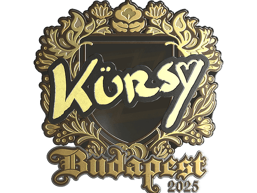 Sticker | Kursy (Gold) | Budapest 2025