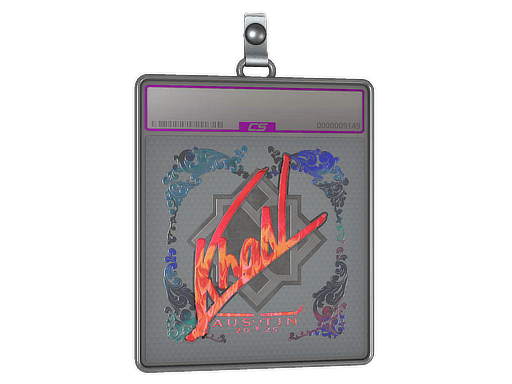 Sticker Slab | khaN (Holo) | Austin 2025