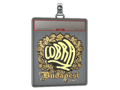 Sticker Slab | cobra (Gold) | Budapest 2025