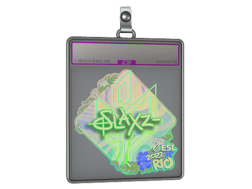 Sticker Slab | slaxz- (Holo) | Rio 2022