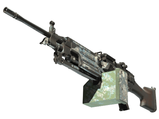 M249 | Blizzard Marbleized - Battle-Scarred
