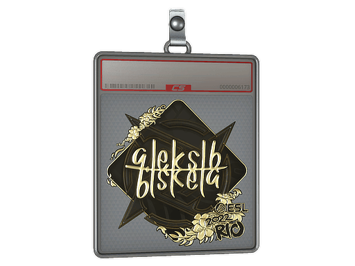 Sticker Slab | Aleksib (Gold) | Rio 2022