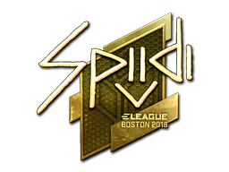 Sticker | Spiidi (Gold) | Boston 2018