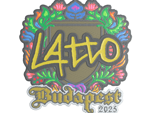 Sticker | latto (Embroidered) | Budapest 2025