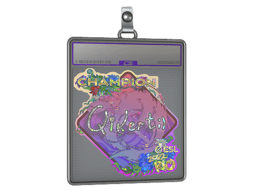 Sticker Slab | qikert (Glitter, Champion) | Rio 2022
