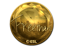 Sticker | Freeman (Gold) | Katowice 2019