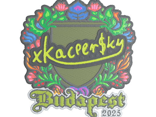 Sticker | xKacpersky (Embroidered) | Budapest 2025