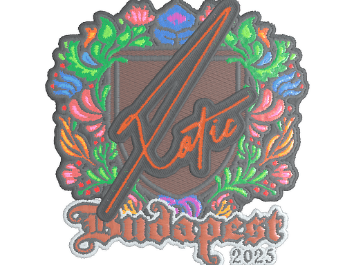 Sticker | XotiC (Embroidered) | Budapest 2025