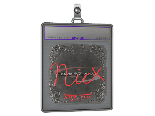 Sticker Slab | nicx (Foil) | Austin 2025