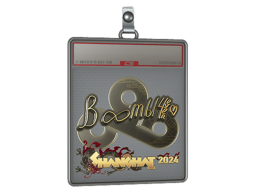 Sticker Slab | Boombl4 (Gold) | Shanghai 2024