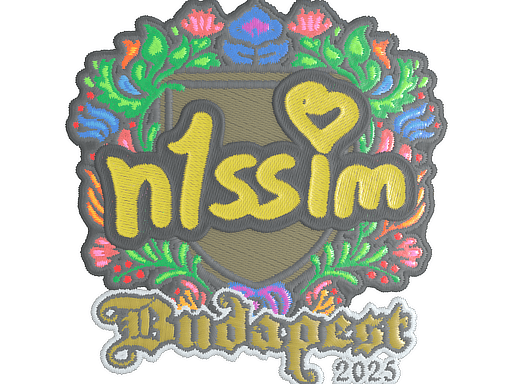 Sticker | n1ssim (Embroidered) | Budapest 2025