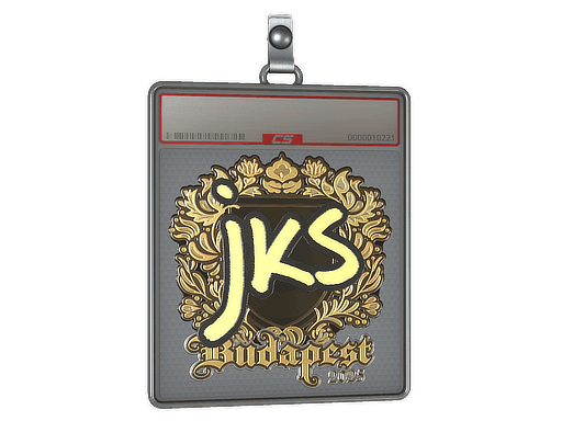 Sticker Slab | jks (Gold) | Budapest 2025