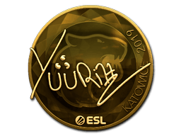 Sticker | yuurih (Gold) | Katowice 2019