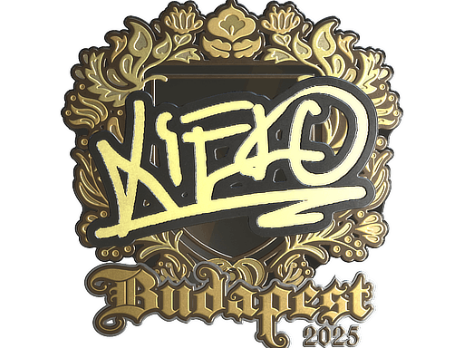 Sticker | xiELO (Gold) | Budapest 2025