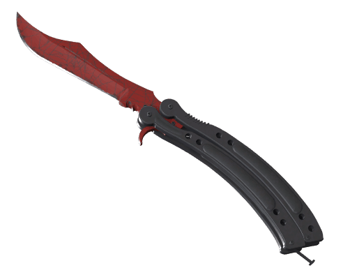 ★ Butterfly Knife | Crimson Web - Factory New