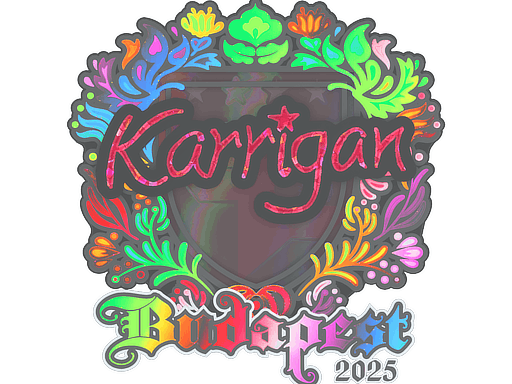 Sticker | karrigan (Holo) | Budapest 2025