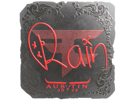 Sticker | rain (Foil) | Austin 2025