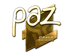 Sticker | paz (Gold) | Boston 2018