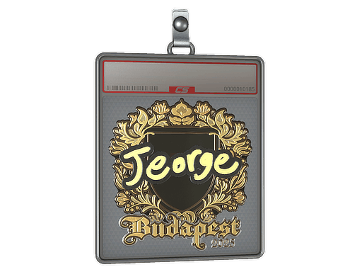 Sticker Slab | jeorge (Gold) | Budapest 2025