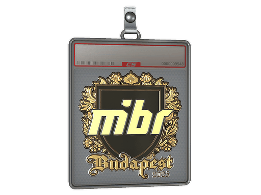 Sticker Slab | MIBR (Gold) | Budapest 2025
