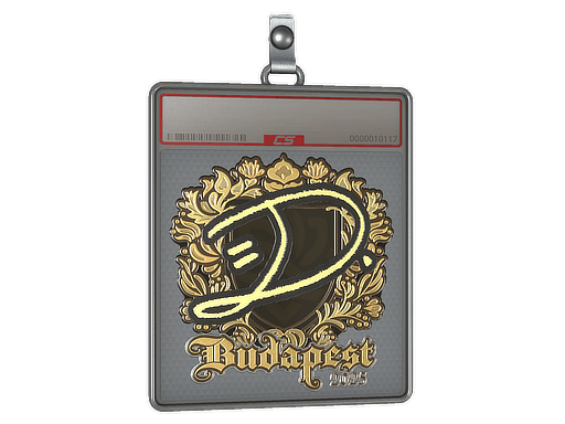 Sticker Slab | dumau (Gold) | Budapest 2025