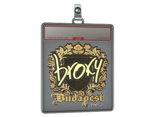 Sticker Slab | broky (Gold) | Budapest 2025