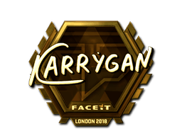 Sticker | karrigan (Gold) | London 2018