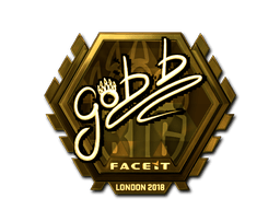 Sticker | gob b (Gold) | London 2018