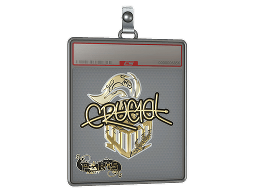 Sticker Slab | CRUC1AL (Gold) | Paris 2023