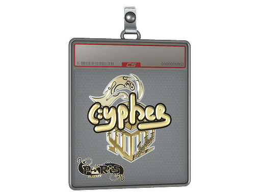 Sticker Slab | Cypher (Gold) | Paris 2023