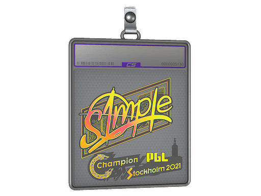 Sticker Slab | s1mple (Holo) | Stockholm 2021