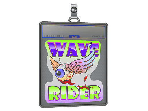 Sticker Slab | Toxic Wave Rider