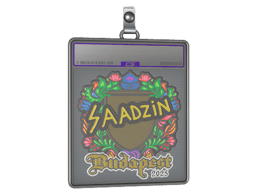Sticker Slab | saadzin (Embroidered) | Budapest 2025