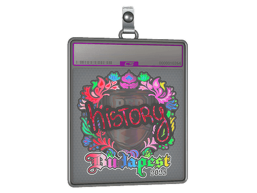 Sticker Slab | History (Holo) | Budapest 2025
