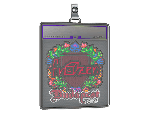 Sticker Slab | frozen (Embroidered) | Budapest 2025