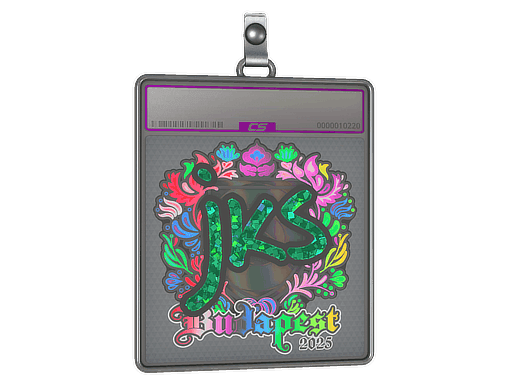 Sticker Slab | jks (Holo) | Budapest 2025