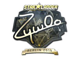 Sticker | ZywOo (Gold) | Berlin 2019