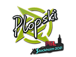 Sticker | Plopski | Stockholm 2021