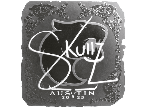 Sticker | skullz (Foil) | Austin 2025