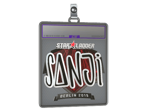 Sticker Slab | SANJI (Foil) | Berlin 2019