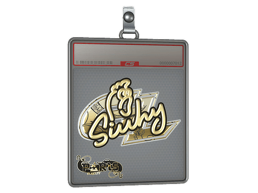 Sticker Slab | siuhy (Gold) | Paris 2023