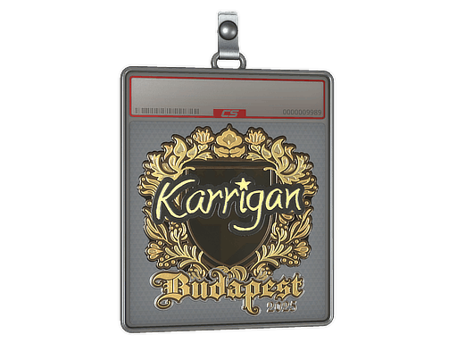 Sticker Slab | karrigan (Gold) | Budapest 2025