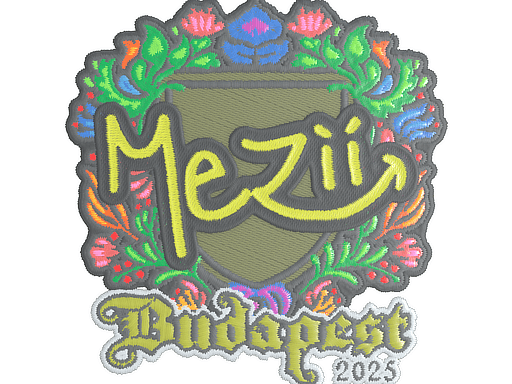 Sticker | mezii (Embroidered) | Budapest 2025