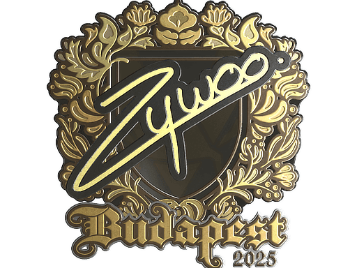 Sticker | ZywOo (Gold) | Budapest 2025