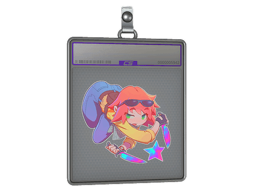 Sticker Slab | Kawaii T (Holo)