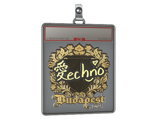 Sticker Slab | Techno4K (Gold) | Budapest 2025