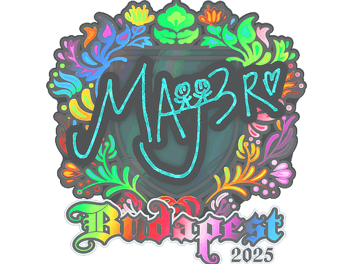 Sticker | MAJ3R (Holo) | Budapest 2025