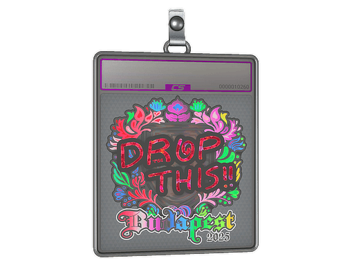 Sticker Slab | drop (Holo) | Budapest 2025