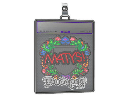 Sticker Slab | MATYS (Embroidered) | Budapest 2025